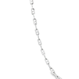 「扁平錨鍊 Flat Anchor Chain」18K白色黃金頸鏈