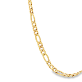 「菲加羅鏈 Figaro Chain」18K黃色黃金頸鏈