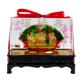 「福祿壽」999足金擺件