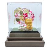 「招財貓吉祥」999足金擺件