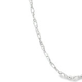 「雙股麻花鍊 Double Rope Chain 」18K白色黃金頸鏈