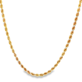 「法式繩鏈 French Rope Chain」18K黃金頸鏈