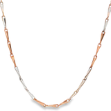 「麥穗鏈 Barleycorn Chain」18K黃金頸鏈