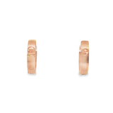 750/18K玫瑰金耳環