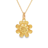 999.9黃金時花吊墜