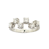 "Serenade" 18K white gold diamond ring