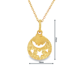 999.9黃金時花吊墜