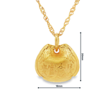 999.9黃金鎖牌型吊墜