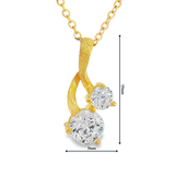 仟足金鑲晶石吊墜
