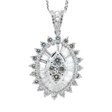 "Vont" 18K white gold diamond pendant 