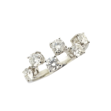"Serenade" 18K white gold diamond ring