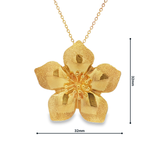 999.9黃金時花吊墜