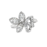 "Lumina" 18K white gold diamond ring 
