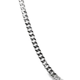 「Cuban Chain」18K白色黃金古巴鏈頸鏈 (6.00 mm)