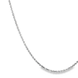 「Rope Chain」18K白色黃金頸鏈 (2.5 mm)