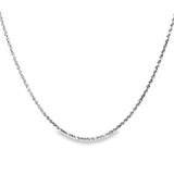 「Rope Chain」18K白色黃金頸鏈 (2.5 mm)