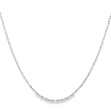 18K白色黃金頸鏈 (2.5 mm)