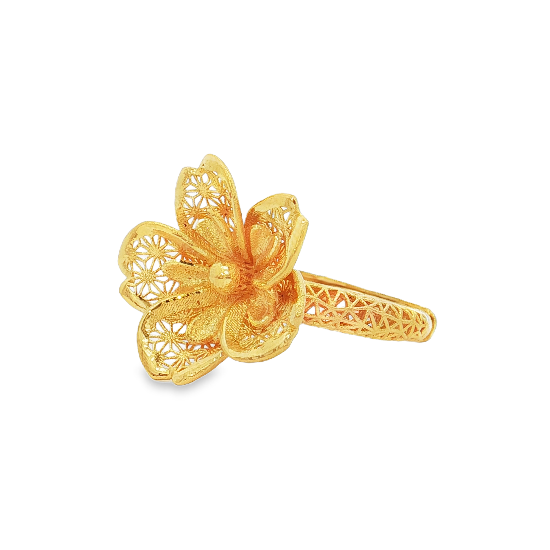 新款999.9花絲介指壹件