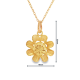 999.9黃金時花吊墜