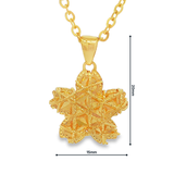 999.9黃金時花吊墜