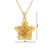 999.9黃金時花吊墜
