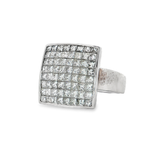 750/18K金天然碎石戒指
