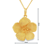 999.9黃金時花吊墜