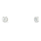 18K白色黃金天然鑽石耳環 (GIA)