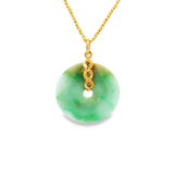 999足金天然翡翠吊墜